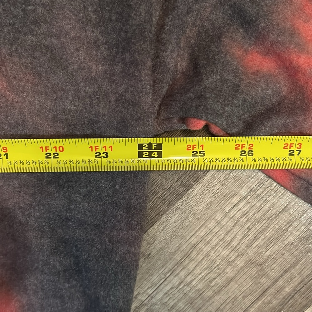NEW Red & Black Soft Tie Dye Sweater - Picture 17 of 17